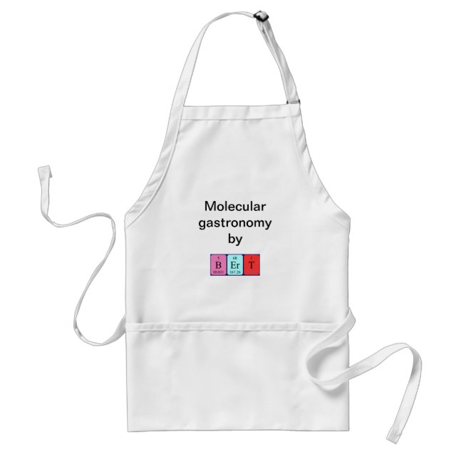 Bert periodic table name apron (Front)