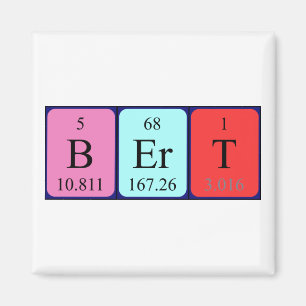 Bert periodic table name magnet