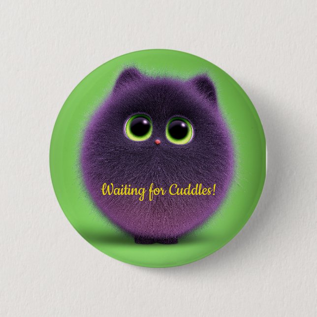 Bert Sootkins, A Magical Cat 2 Inch Round Button (Front)