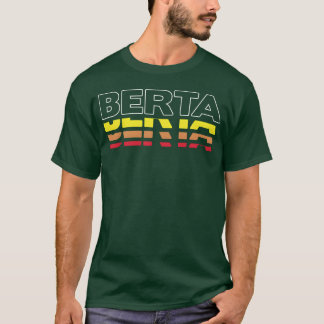 Berta First Name Funny Vintage Sunset Berta vintag T-Shirt