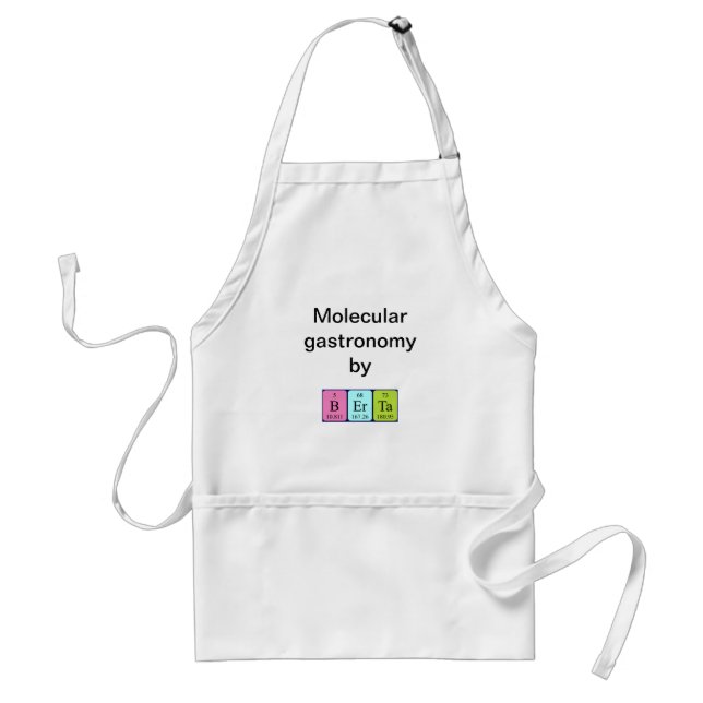 Berta periodic table name apron (Front)