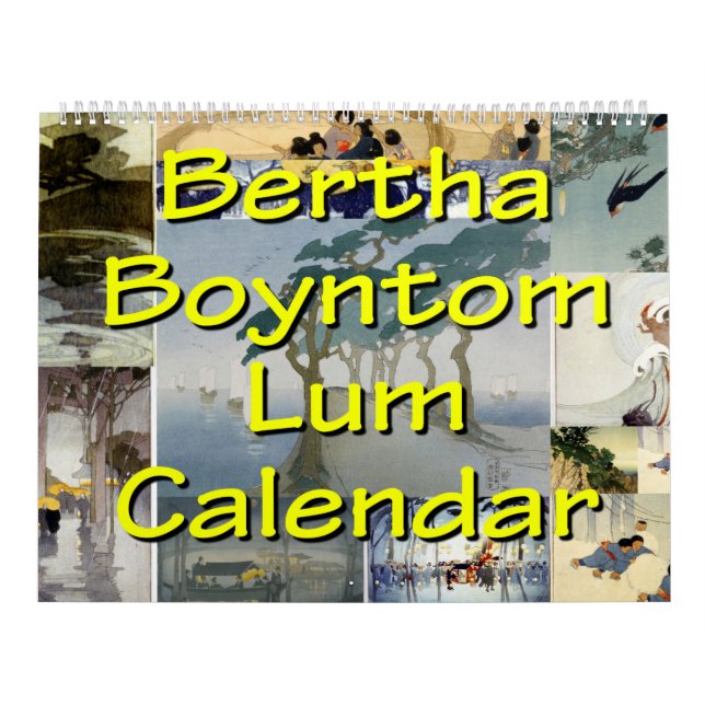 Bertha Boynton Lum Calendar (Cover)