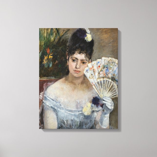 Berthe Morisot - At the Bal Canvas Print (Front)