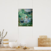 Berthe Morisot - Beside a Lake Poster (Kitchen)