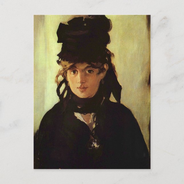 Berthe Morisot by Edouard Manet Postcard (Front)