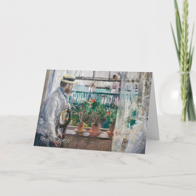 Berthe Morisot - Eugene Manet on the Isle of Wight Card (Front)