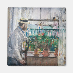 Berthe Morisot - Eugene Manet on the Isle of Wight Magnet