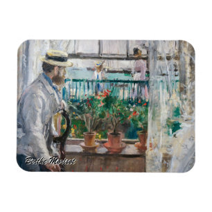 Berthe Morisot - Eugene Manet on the Isle of Wight Magnet