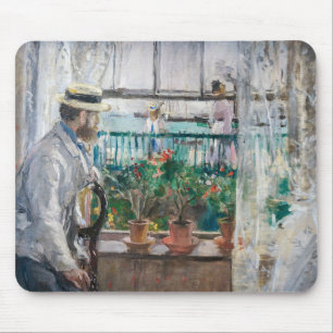 Berthe Morisot - Eugene Manet on the Isle of Wight Mouse Pad