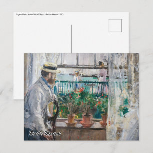 Berthe Morisot - Eugene Manet on the Isle of Wight Postcard