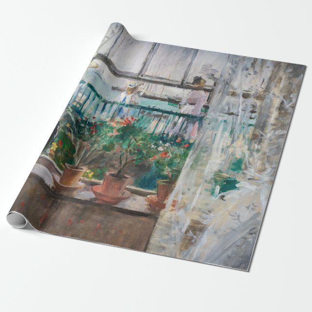 Berthe Morisot - Eugene Manet on the Isle of Wight Wrapping Paper (Unrolled)