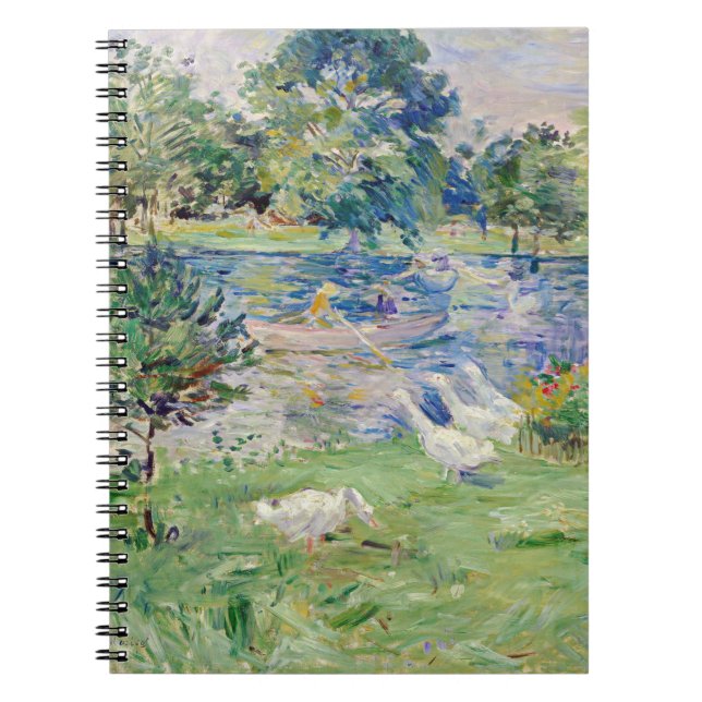 Berthe Morisot - Girl in a Boat with Geese Notebook (Front)
