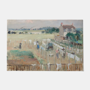 Berthe Morisot - Hanging the Laundry out to Dry Doormat