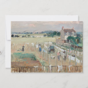 Berthe Morisot - Hanging the Laundry out to Dry Thank You Card
