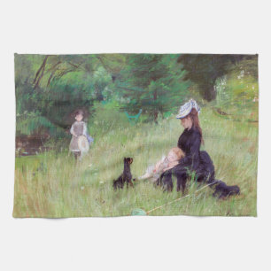 Berthe Morisot - In a Park / Dans le parc Kitchen Towel
