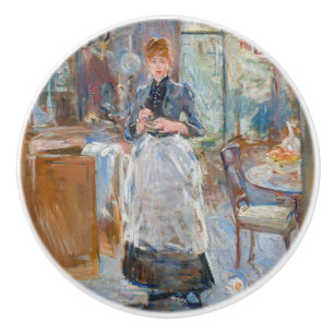 Berthe Morisot - In the Dining Room Ceramic Knob