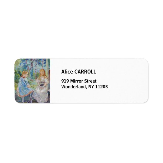 Berthe Morisot - Jeunes filles à la fenêtre (Devant)