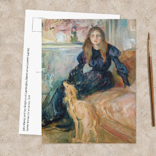 Berthe Morisot - Julie and her Greyhound Laerte Postcard