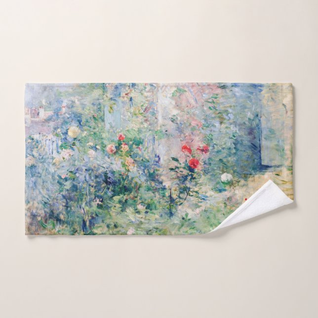 Berthe Morisot - Le jardin à Bougival (Serviette à main)