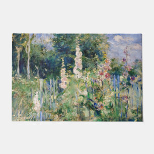 Berthe Morisot - Roses Tremieres / Hollyhocks Doormat