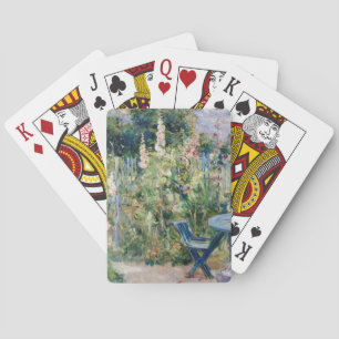 Berthe Morisot - Roses Tremieres / Hollyhocks Playing Cards