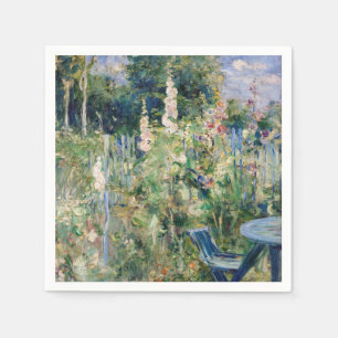 Berthe Morisot - Roses Tremieres Napkin