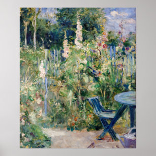 Berthe Morisot - Roses Tremieres Poster