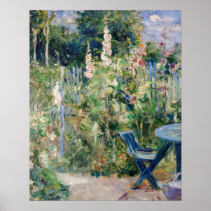 Berthe Morisot - Roses Tremieres Poster