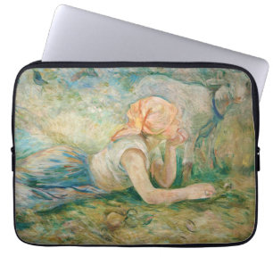 Berthe Morisot - Shepherdess Resting Laptop Sleeve