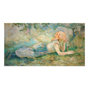 Berthe Morisot - Shepherdess Resting Photo Print
