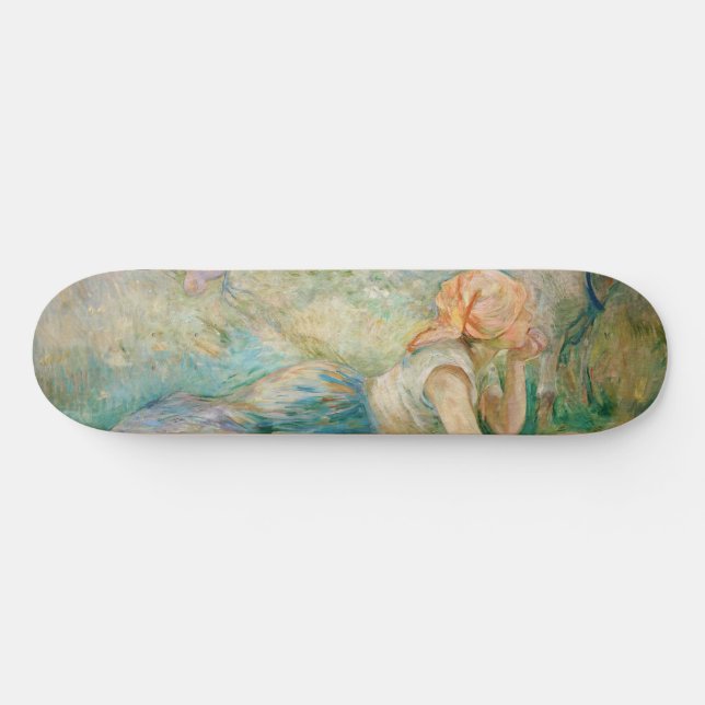 Berthe Morisot - Shepherdess Resting Skateboard (Horz)
