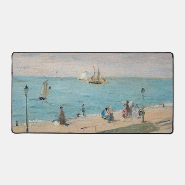 Berthe Morisot - Sur la plage, Les Petites-Dalles (Recto)