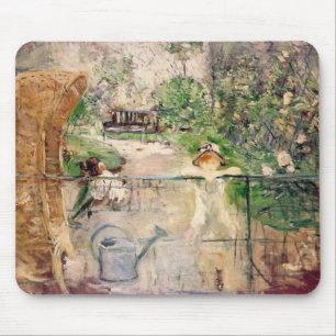 Berthe Morisot The Basket Chair Mousepad
