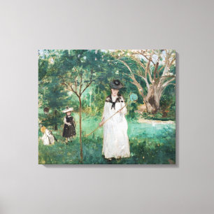 Berthe Morisot - The Butterfly Hunt Canvas Print