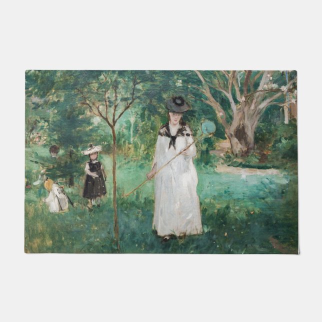 Berthe Morisot - The Butterfly Hunt Doormat (Front)
