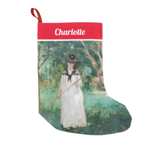 Berthe Morisot - The Butterfly Hunt Small Christmas Stocking