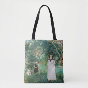 Berthe Morisot - The Butterfly Hunt Tote Bag