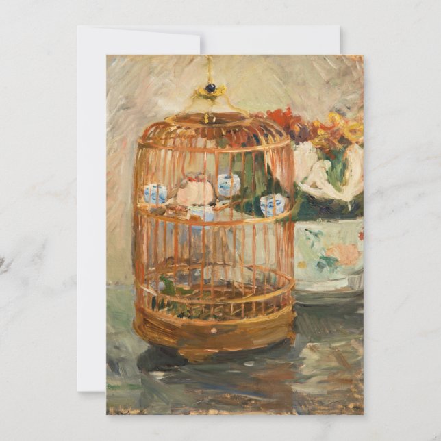 Berthe Morisot - The Cage Invitation (Front)