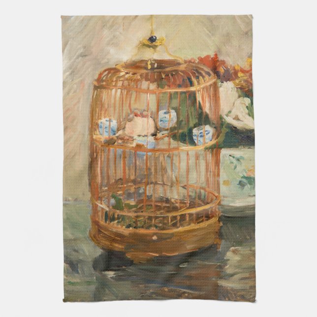 Berthe Morisot - The Cage Kitchen Towel (Vertical)