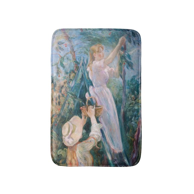 Berthe Morisot - The Cherry Picker Bath Mat (Front Vertical)