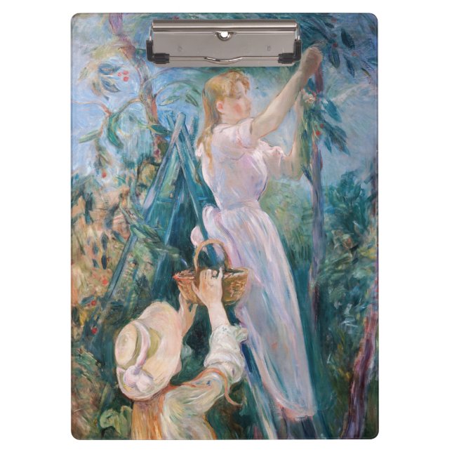 Berthe Morisot - The Cherry Picker Clipboard (Front)