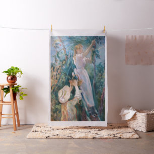 Berthe Morisot - The Cherry Picker Fabric