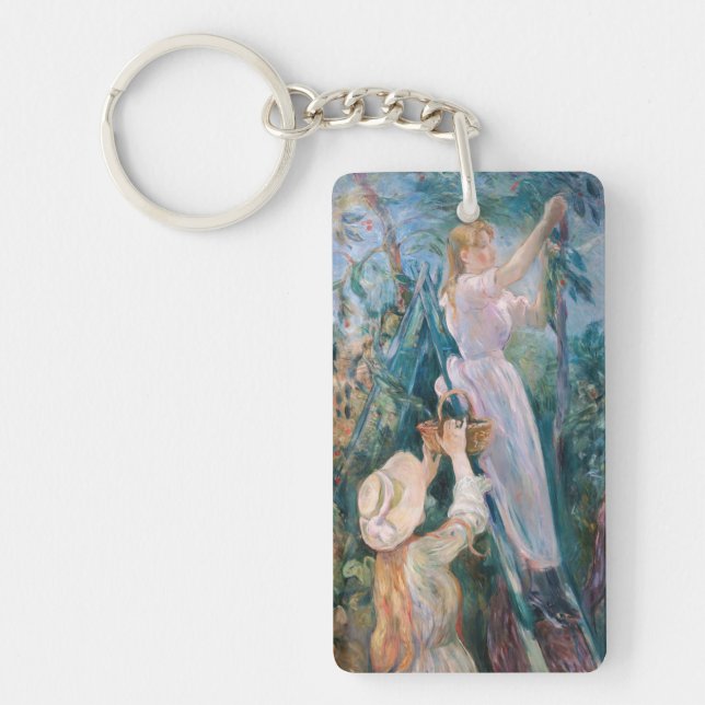 Berthe Morisot - The Cherry Picker Keychain (Front)