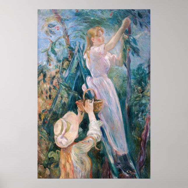 Berthe Morisot - The Cherry Picker Poster (Front)