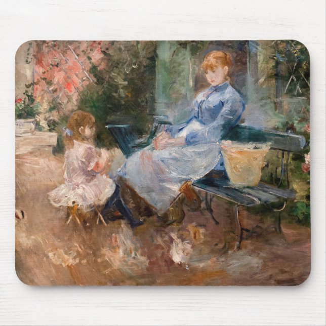 Berthe Morisot - The Fable Mouse Pad (Front)