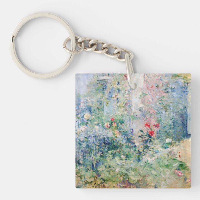 Berthe Morisot - The Garden at Bougival Keychain (Front)