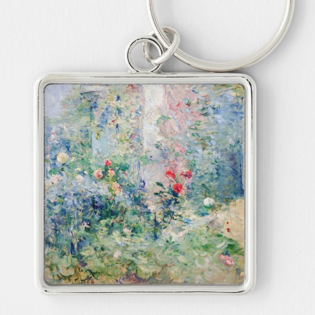 Berthe Morisot - The Garden at Bougival Keychain (Front)