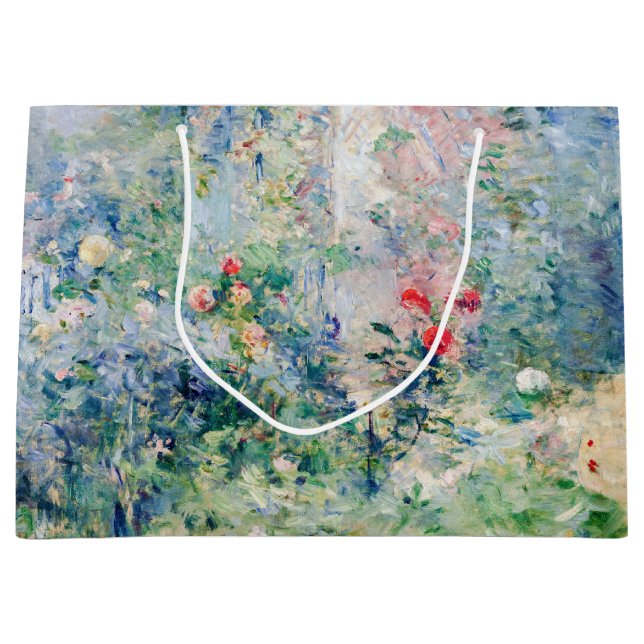 Berthe Morisot - The Garden at Bougival Large Gift Bag (Front)