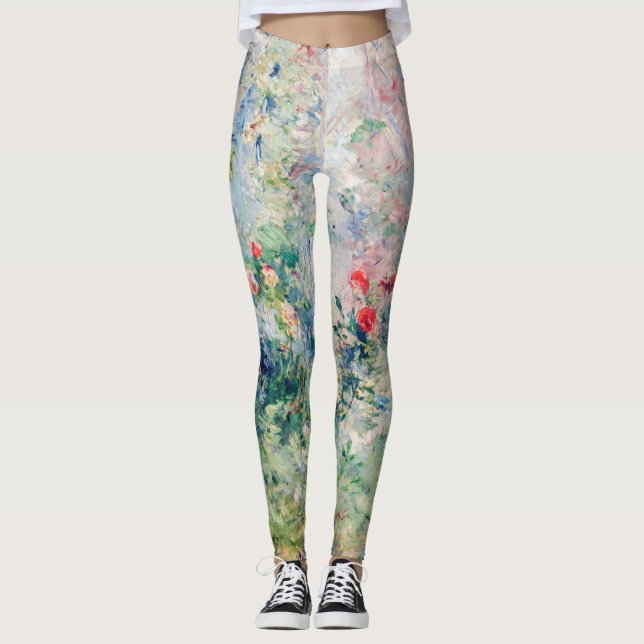 Berthe Morisot - The Garden at Bougival Leggings (Front)