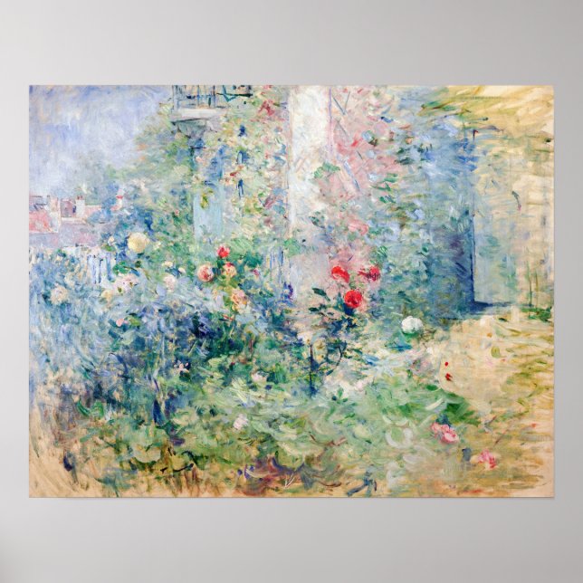 Berthe Morisot - The Garden at Bougival Poster (Front)